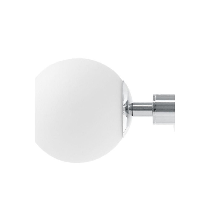 Lampa wisząca Cumulus VIII - Kaspa | Szklane kule, biały/chrom