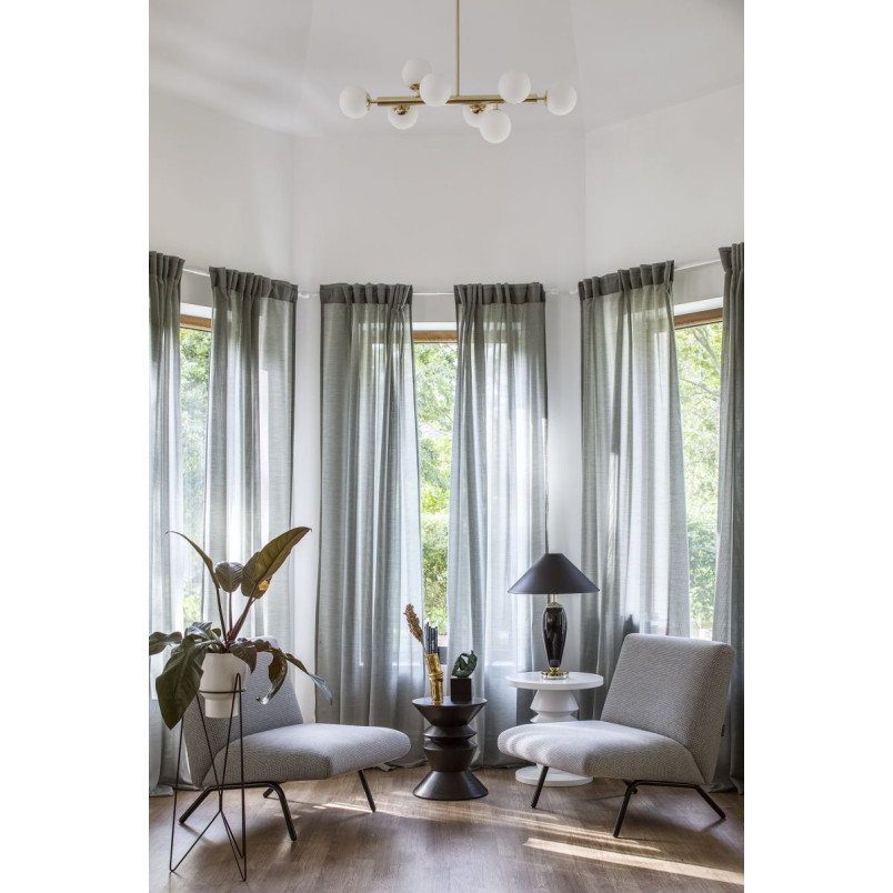 Lampa wisząca Cumulus VIII Kaspa - Szkło, Biały/Złoty | Sklep z lampami