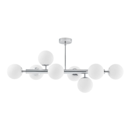 Lampa Cumulus VIII Kaspa | Szklane Kule, Biały/Chrom | Sklep Lamp