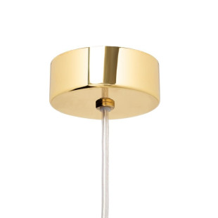 Lampa wisząca Cumulus VII Kaspa: Szklane kule, biały/złoty | Sklep