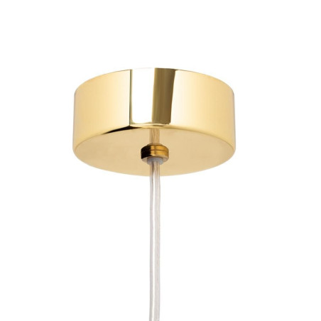 Lampa wisząca Cumulus VII Kaspa: Szklane kule, biały/złoty | Sklep