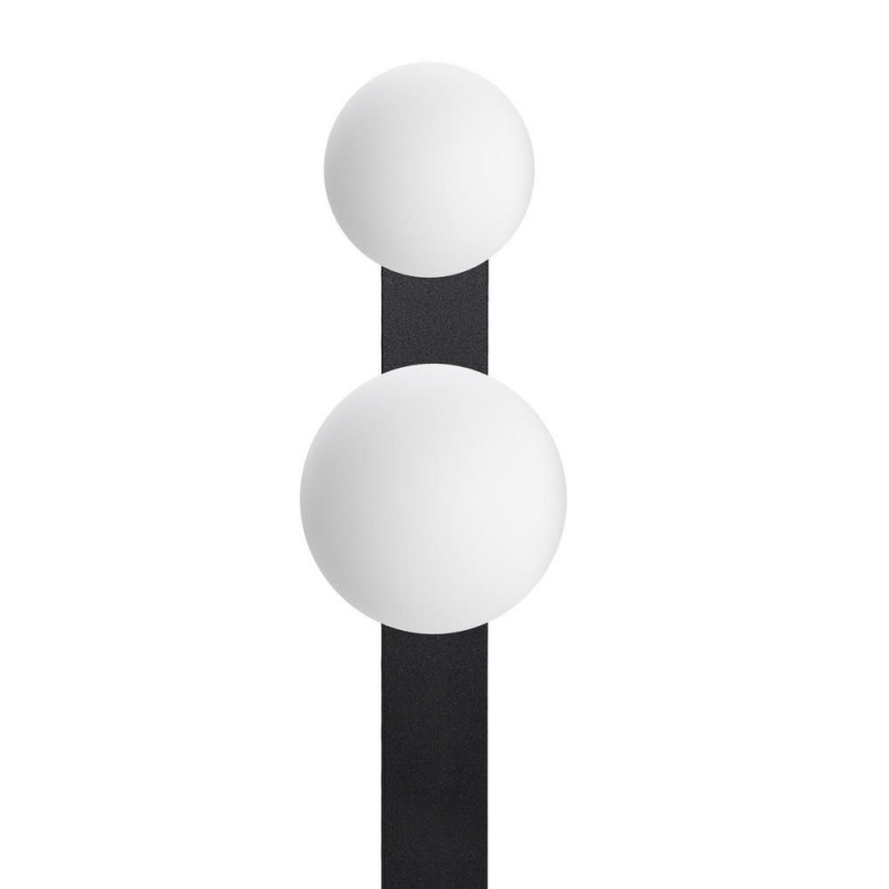 Plafon Gigi 75cm biało-czarny Kaspa | Nowoczesne oświetlenie