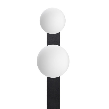 Plafon Gigi 75cm biało-czarny Kaspa | Nowoczesne oświetlenie