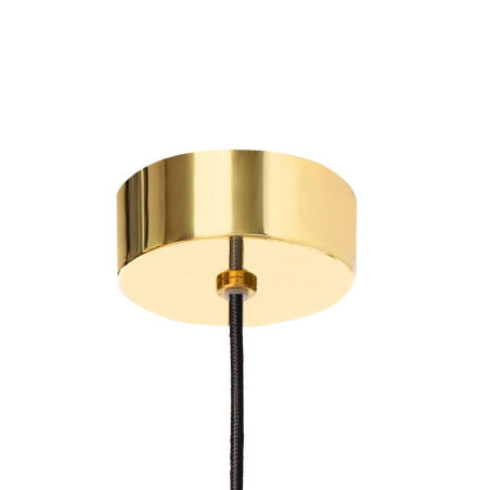 Lampa wisząca Lamia: Kula szklana, biały/złoty | Sklep Kaspa