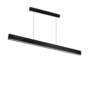Lampa Linea LED 140cm Czarna Kaspa | Nowoczesna Wisząca