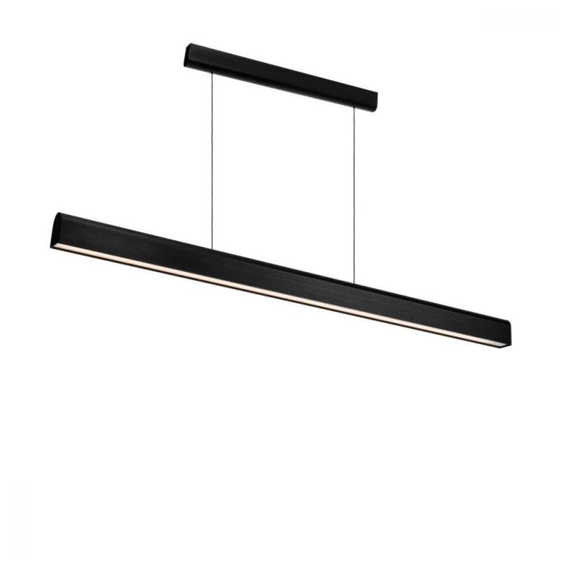 Lampa Linea LED 140cm Czarna Kaspa | Nowoczesna Wisząca