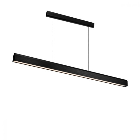 Lampa Linea LED 140cm Czarna Kaspa | Nowoczesna Wisząca