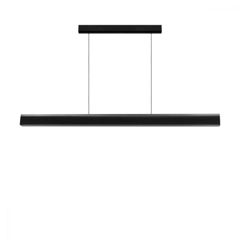 Lampa Linea LED 140cm Czarna Kaspa | Nowoczesna Wisząca