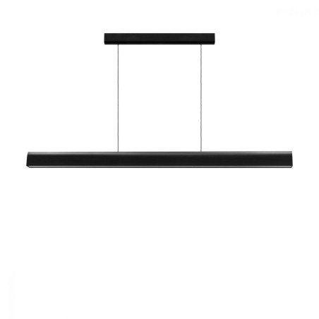 Lampa Linea LED 140cm Czarna Kaspa | Nowoczesna Wisząca