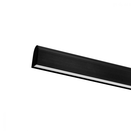 Lampa Linea LED 140cm Czarna Kaspa | Nowoczesna Wisząca