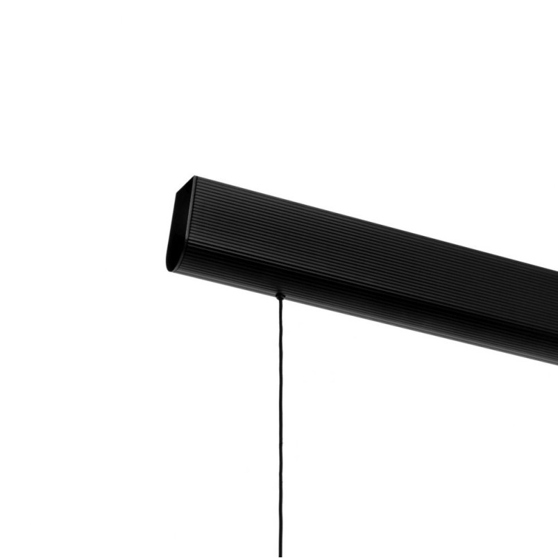 Lampa Linea LED 140cm Czarna Kaspa | Nowoczesna Wisząca