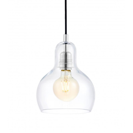 Lampa wisząca retro Kaspa Longis I - Szkło, Chrom | Sklep z lampami