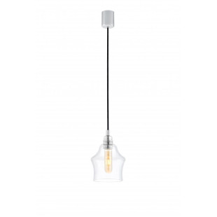 Lampa wisząca retro Kaspa Longis II - Szkło, Chrom | Sklep