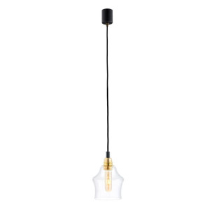 Lampa wisząca retro Kaspa Longis II Gold - Szkło, E27 | Kup online