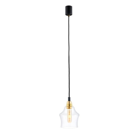 Lampa wisząca retro Kaspa Longis II Gold - Szkło, E27 | Kup online