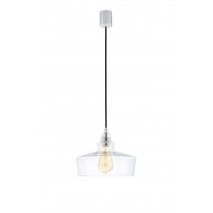 Lampa wisząca retro Kaspa Longis III - Szkło, Chrom - Kup online