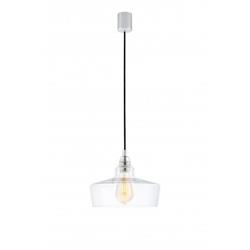 Lampa wisząca retro Kaspa Longis III - Szkło, Chrom - Kup online