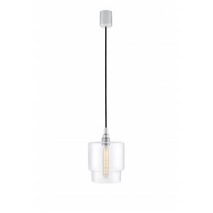 Lampa wisząca retro Longis IV - Kaspa | Szkło, E27, 18cm