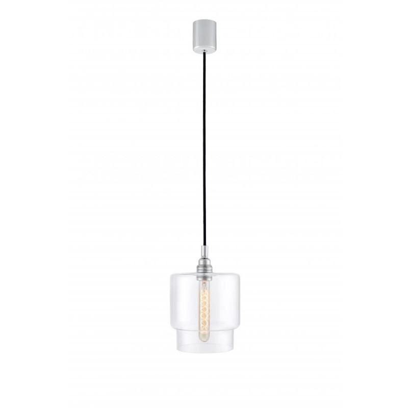Lampa wisząca retro Longis IV - Kaspa | Szkło, E27, 18cm