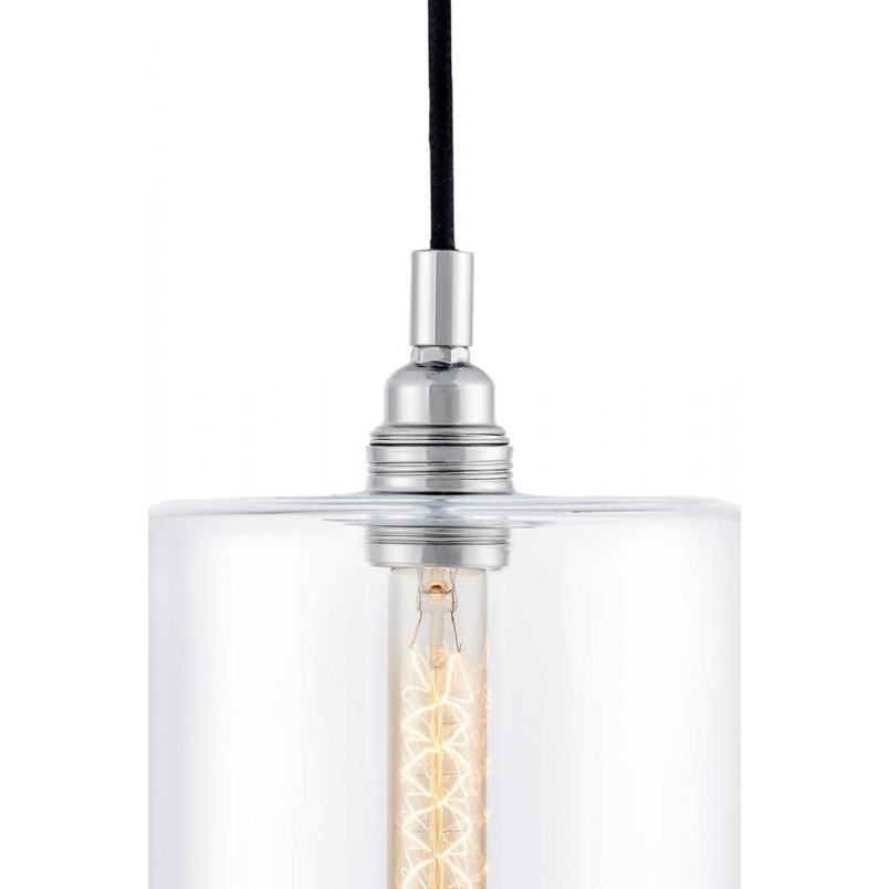 Lampa wisząca retro Longis IV - Kaspa | Szkło, E27, 18cm