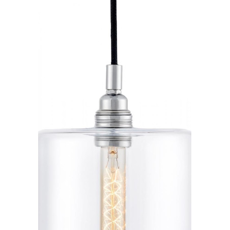 Lampa wisząca retro Longis IV - Kaspa | Szkło, E27, 18cm