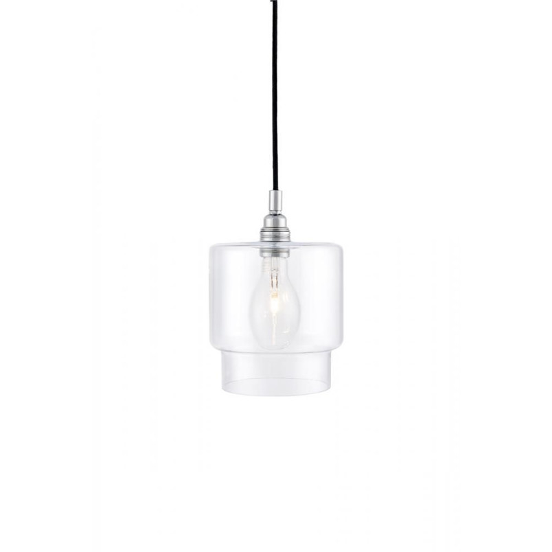 Lampa wisząca retro Longis IV - Kaspa | Szkło, E27, 18cm