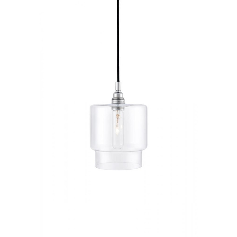 Lampa wisząca retro Longis IV - Kaspa | Szkło, E27, 18cm