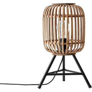 Lampa stołowa rattanowa Woodrow | Styl Boho | Brilliant