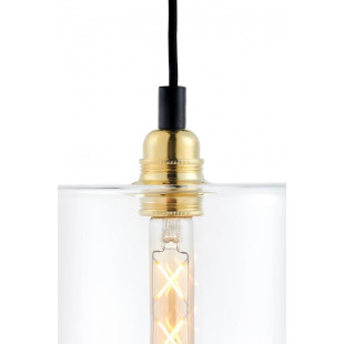Lampa wisząca retro Kaspa Longis 115cm - Szkło, 4 punkty