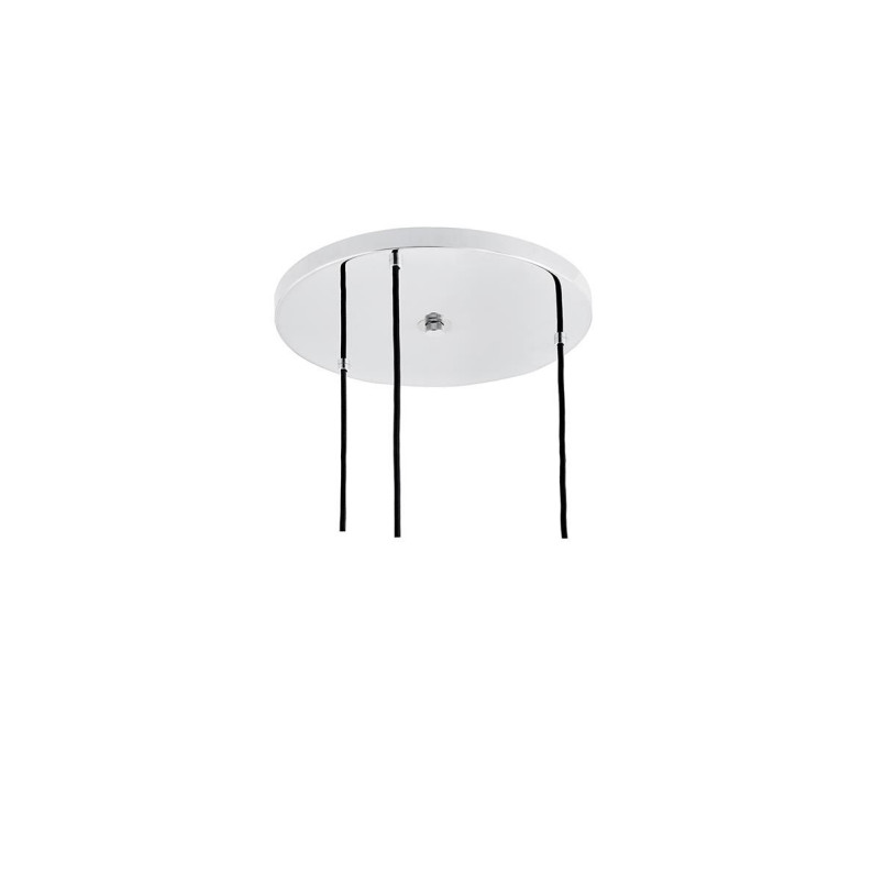 Lampa wisząca retro Kaspa Longis - szklana, 3 punkty, 30cm