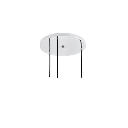 Lampa wisząca retro Kaspa Longis - szklana, 3 punkty, 30cm