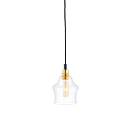Lampa wisząca retro Kaspa Longis | Szkło, 3 punkty, 30cm