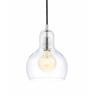 Lampa wisząca retro Kaspa Longis | 5 punktów, szkło, chrom