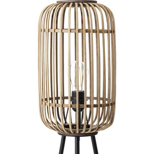 Lampa podłogowa Woodrow | Rattanowy trójnóg | Sklep Brilliant