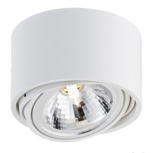 Lumos Kaspa: Biała lampa spot z regulacją - 14cm