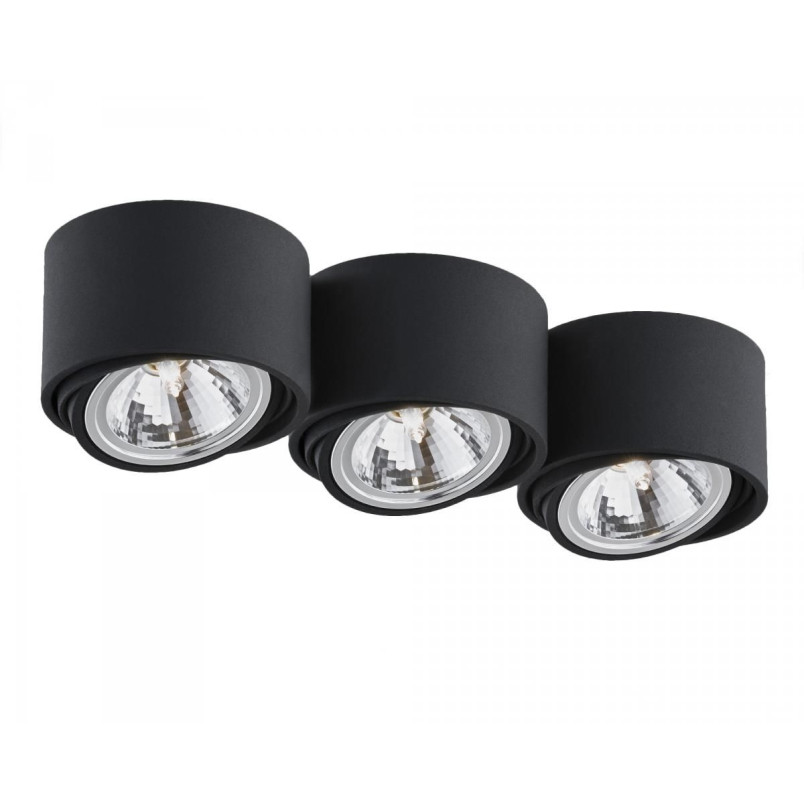 Lampa spot Lumos III Kaspa | Regulacja światła, Czarny