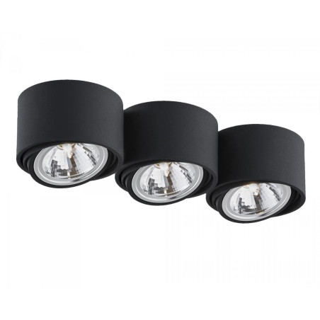 Lampa spot Lumos III Kaspa | Regulacja światła, Czarny