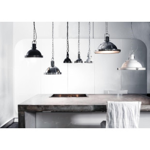 Lampa wisząca vintage Nautilius - Kaspa | Chrom, Loft