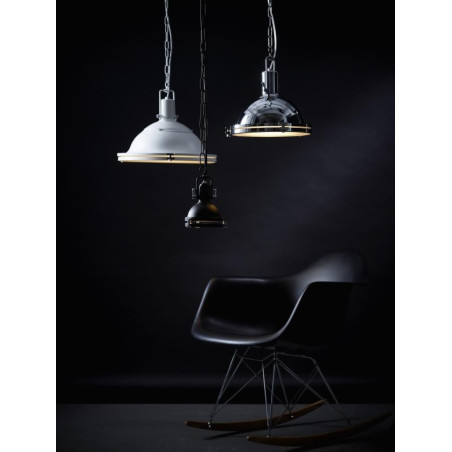 Lampa wisząca vintage Nautilius - Kaspa | Chrom, Loft