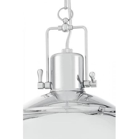 Lampa wisząca vintage Nautilius | Chrom | Kaspa - Stylowe oświetlenie