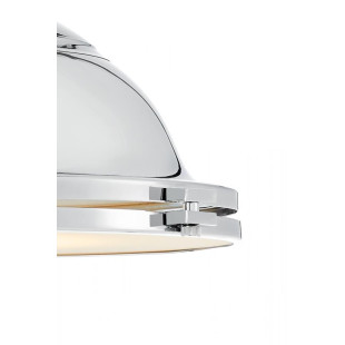 Lampa wisząca vintage Nautilius | Chrom | Kaspa - Stylowe oświetlenie