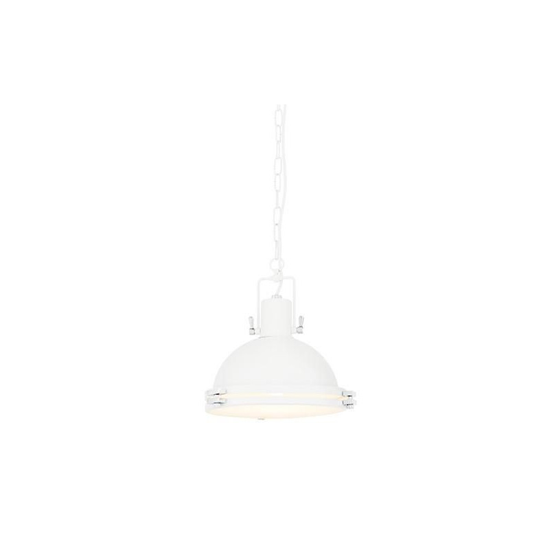 Lampa wisząca vintage Nautilius biała Kaspa | Retro design
