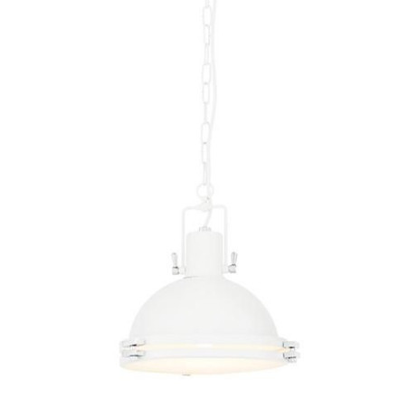 Lampa wisząca vintage Nautilius biała Kaspa | Retro design