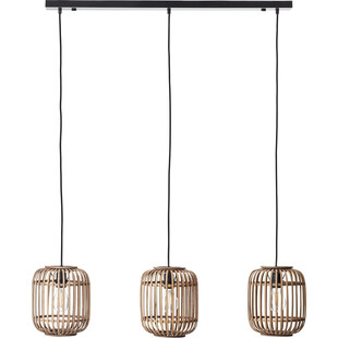 Lampa wisząca rattanowa Woodrow | Boho | Brilliant