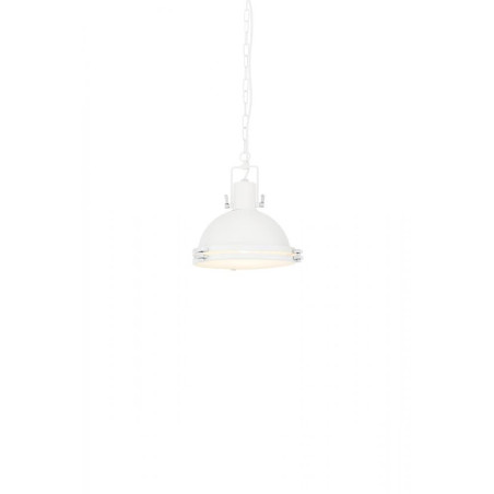 Lampa wisząca vintage Nautilius biała Kaspa | Retro design