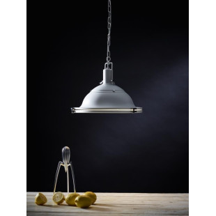 Lampa wisząca vintage Nautilius biała - Kaspa | Sklep z lampami