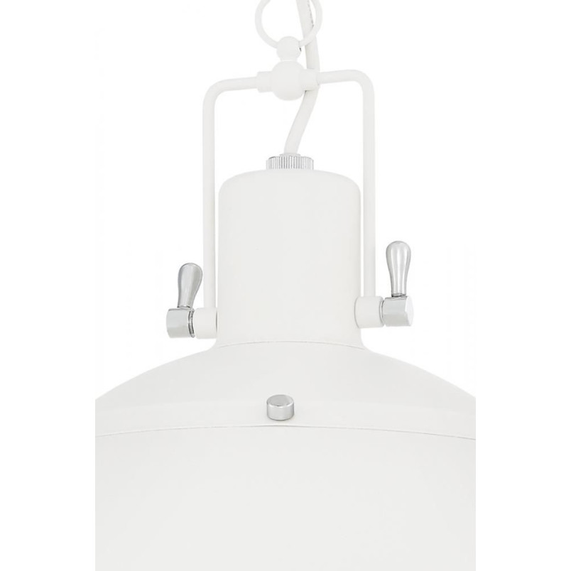 Lampa wisząca vintage Nautilius biała - Kaspa | Sklep z lampami