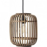 Lampa wisząca rattanowa Woodrow | Boho | Brilliant
