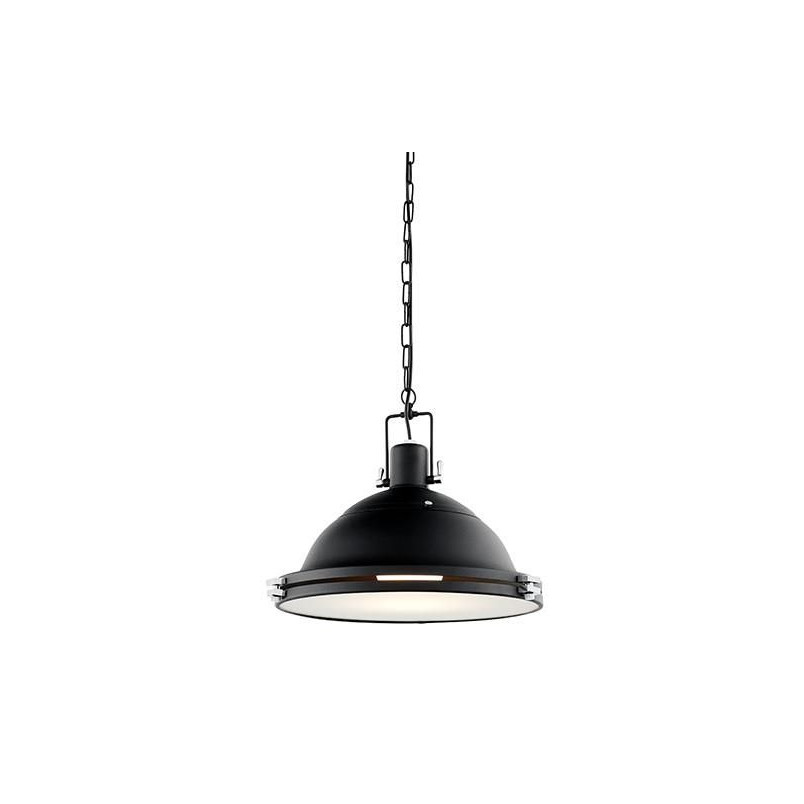 Lampa wisząca vintage Nautilius - Brązowa, Metalowa | Kaspa