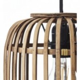 Lampa wisząca rattanowa Woodrow | Boho | Brilliant